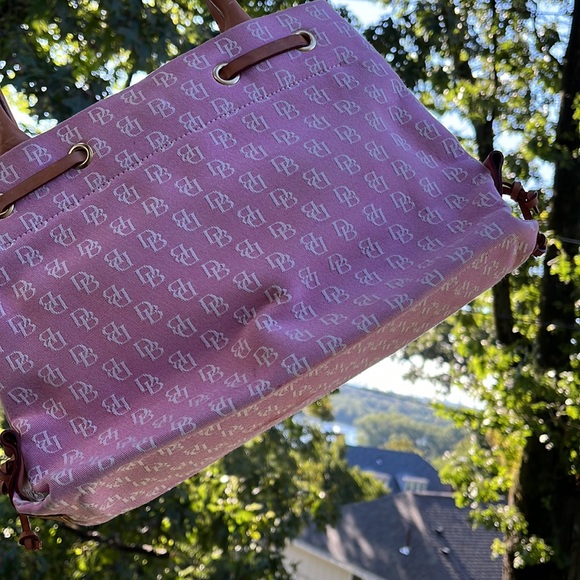 Dooney & Bourke Pink Mini Tassel Tote - Picture 5 of 8